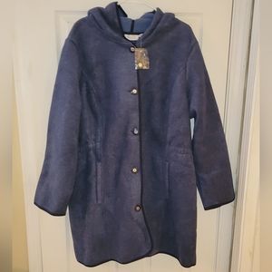 NWT Denim & Company fleece jacket 2X
